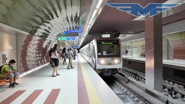 Sofia Metro | Софийско метро | Метровагонмаш 81-740.2Б/741.2Б „Русич“ смотреть онлайн
