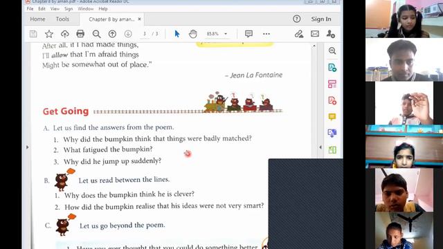 The Acorn and The Pumpkin | A Poem by Jean La Fontaine | Explanation in Hindi | Exercise Discussion смотреть онлайн
