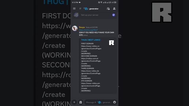 ROBLOX HOW TO CREATE IMAGE LOGGER (1 TAP METHOD) смотреть онлайн