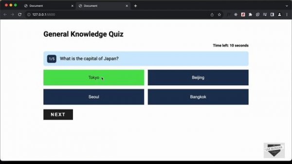 [FULL VIDEO] Design A Quiz Website Using HTML, CSS & JavaScript