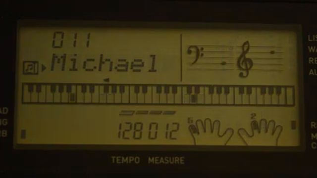 Casio Demo Songs - 011 MICHAEL ROW THE BOAT ASHORE смотреть онлайн