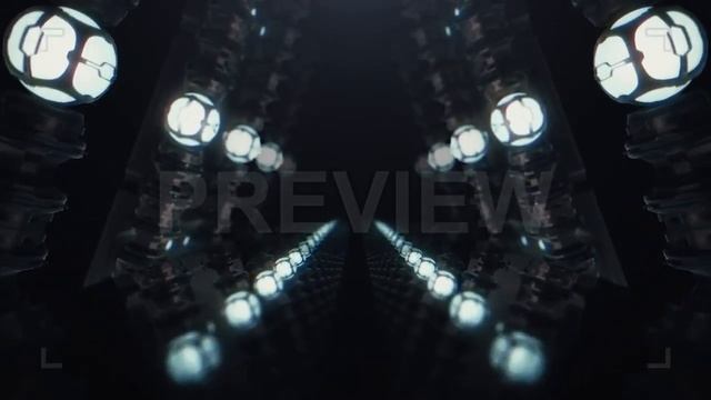 Futuristic Corridor Stock Motion Graphics смотреть онлайн