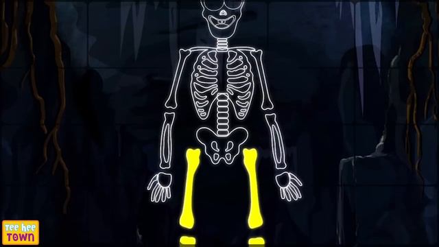Johny Johny Yes Papa Song + Spooky Scary Skeleton Songs For Kids | Teehee Town смотреть онлайн