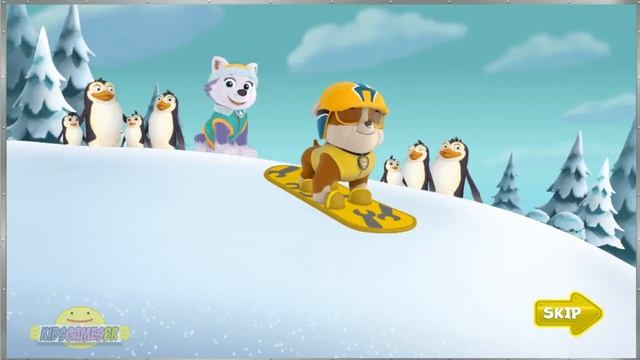 ᴴᴰ PAW PATROL SNOW SLIDE NICK JR | PATRULHA CANINA | FULL GAME EPISODE FOR CHILDREN смотреть онлайн