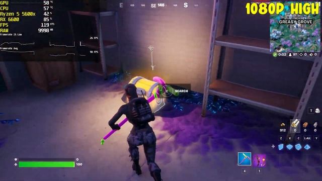 RX 6600 | Ryzen 5 5600x | Fortnite Chapter 3 All Settings 1080p смотреть онлайн