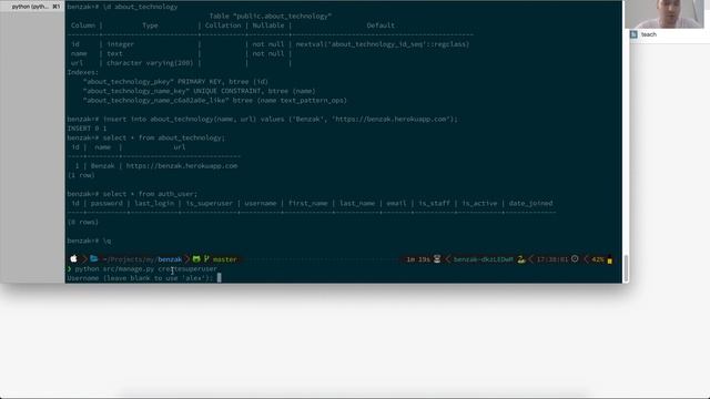 BENZAK #14: создаём superuser на Heroku смотреть онлайн