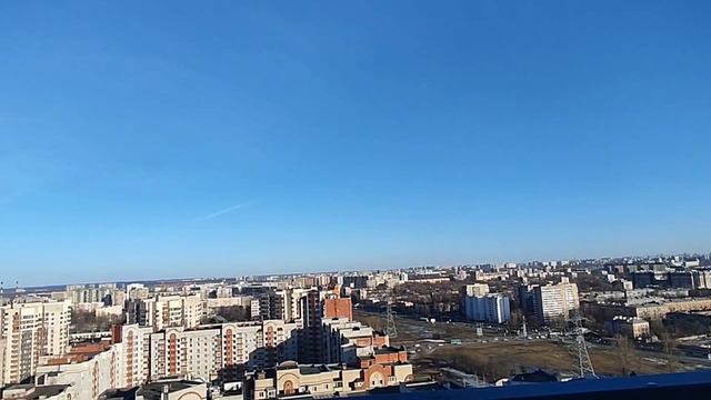 Санкт-Петербург с высоты птичьего полета. Вид на город с 25 этажа. ЖК Атланта. смотреть онлайн