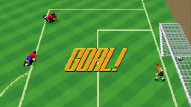 CAPCOM Soccer Shootout - Snes Game - Argentina 5 - England 1 смотреть онлайн