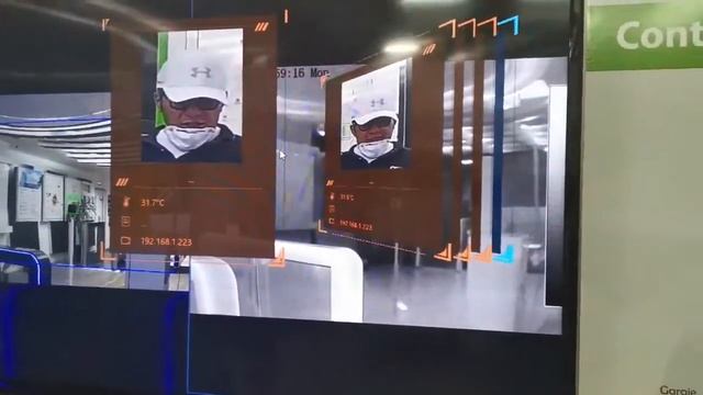 Funcionamiento Kit de Detección de Fiebre ZN T1 y ZN TH01 ZKTeco Seg de Colombia смотреть онлайн