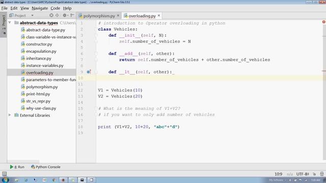 Python introduction to operator overloading in Hindi смотреть онлайн