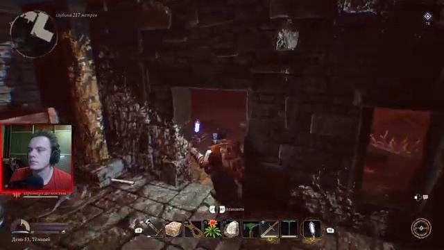 Строим мост наверх, черные алмазы добывать супер просто // The Lord of the Rings: Return to Moria смотреть онлайн