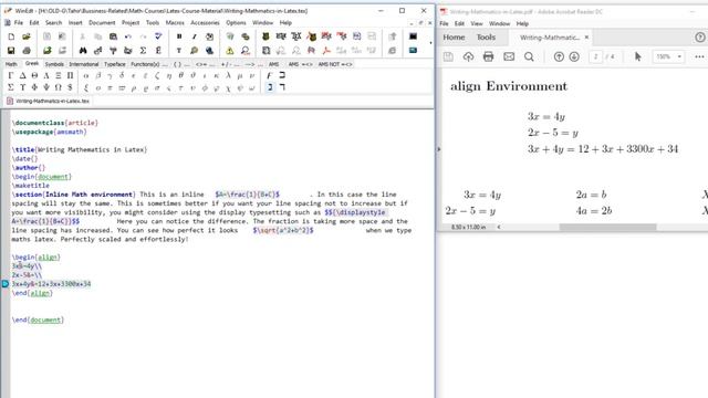 Writing Math Equations in Latex [Latex Tutorial] смотреть онлайн