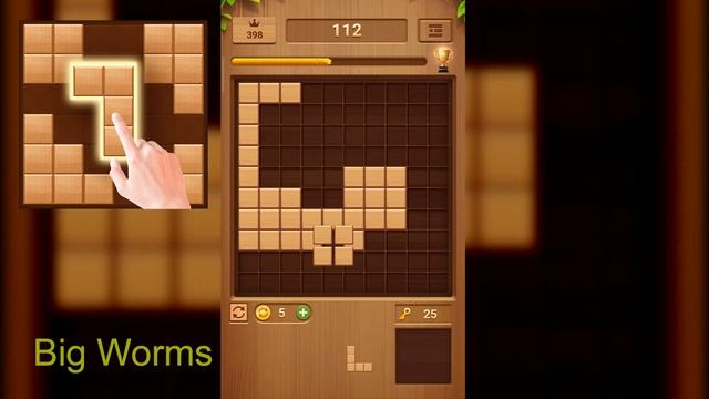 Wood Block Puzzle - Q Block Gameplay Walkthrough смотреть онлайн