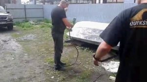 Покраска лодки «Крым». часть 1.