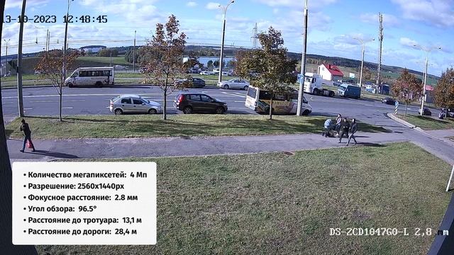 IP-камера видеонаблюдения Hikvision DS-2CD1047G0-L. Обзор, пример видео Днем и Ночью смотреть онлайн