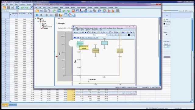T-test (independent samples) SPSS Age смотреть онлайн