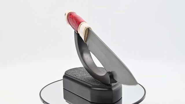 Нож Егерь, клинок из тигельного булата смотреть онлайн