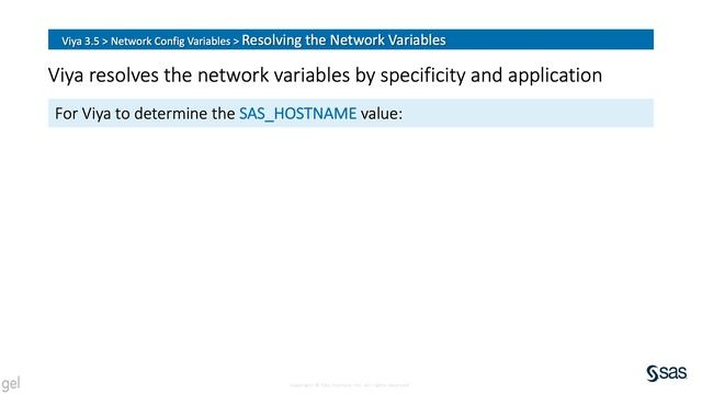 Understanding Network Configuration Variables in SAS Viya 3.5 смотреть онлайн