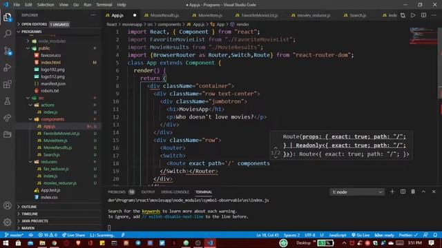 Part 4: Movies App Using API In React And Redux смотреть онлайн