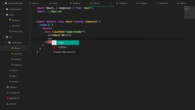 Creating a portfolio site with React and React-Router смотреть онлайн