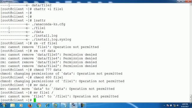 chattr Command in Linux With Examples (Centos/Redhat 6) смотреть онлайн