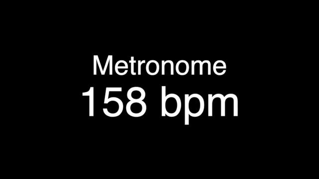 158 bpm Metronome смотреть онлайн