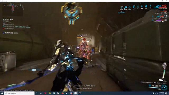 (Warframe) 47 status procs in one hit with Dokrahm zaw смотреть онлайн