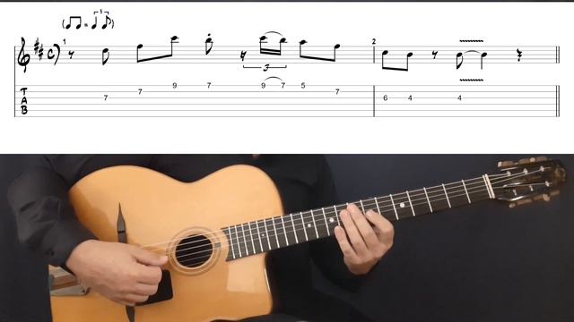 Coquette Django Reinhardt D Lick - Gypsy Jazz Guitar Lesson - Manouche Tutorial смотреть онлайн