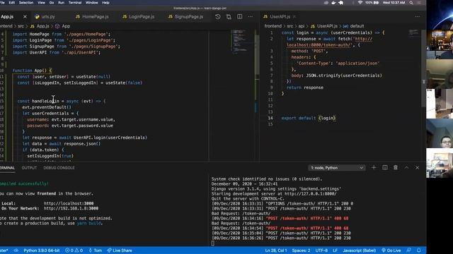 W10D3: Django JWT w/ React - Part 2 (2 of 3) смотреть онлайн