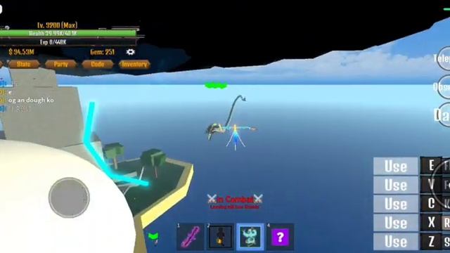 ROBLOX KING LEGACY KILL SEA KING GET BOUNTY
