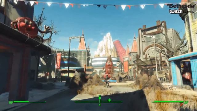 FALLOUT 4: Surprise FALLOUT 3 CHARACTER Returns in Nuka World DLC! (Bethesda's Twitch Stream) смотреть онлайн