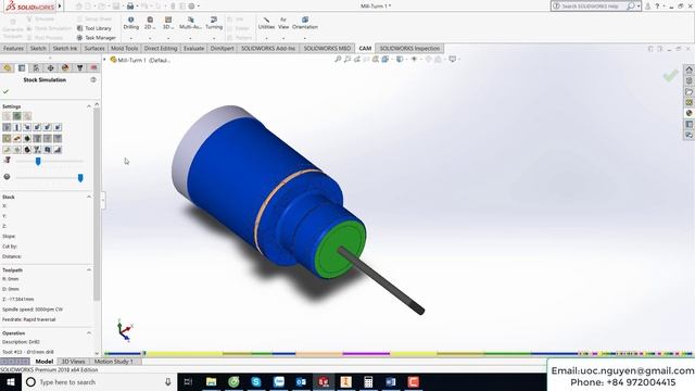 Autodesk HSMWorks Mill-Turn for Solidworks смотреть онлайн
