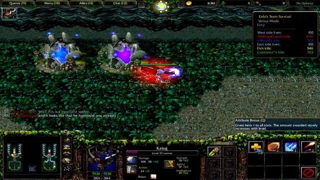 Warcraft 3 | ENFO`S TEAM SURVIVAL 4000B | Kaleg | DEMOLISHER ALL THE WAY BUOY