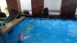 Русалячи тренировки) Девочки учатся плавать в Хвосте Русалки. Школа Русалок. Процес обучения.