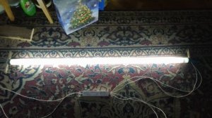 Лампа дневного света ЛД 40 IV98 запуск через китайский электронный балласт