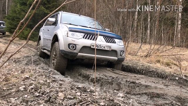 Колея - Pajero Sport 2/33 колеса vs Pajero 4/колеса 31.5 смотреть онлайн