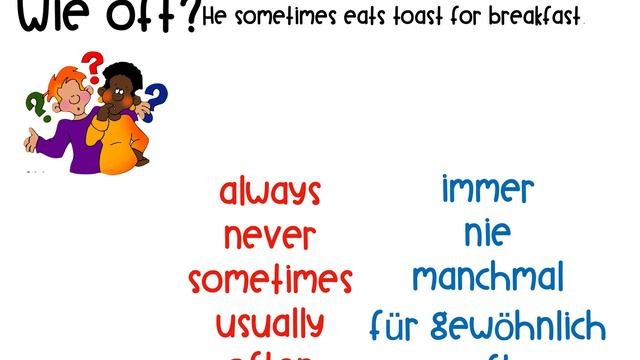 How often? Always, usually, sometimes, never, often смотреть онлайн