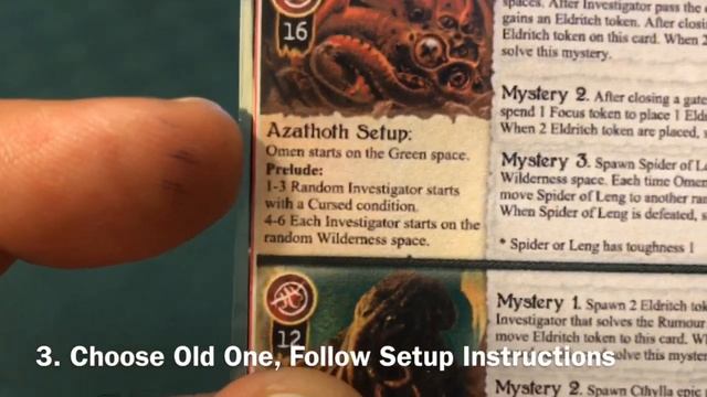 Tiny Eldritch Horror Components and Game Setup смотреть онлайн