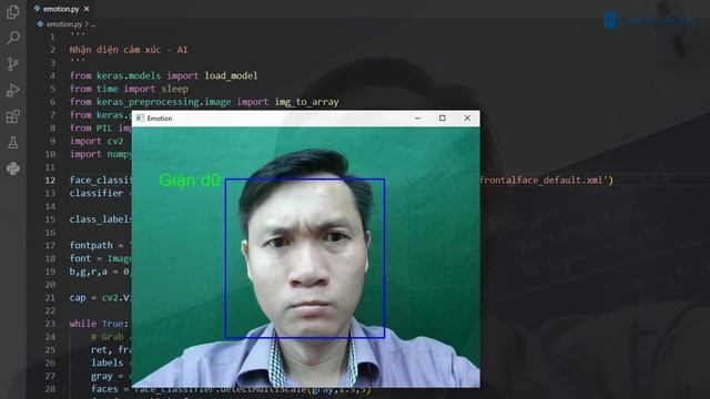 Nhận diện cảm xúc với Python và OpenCV - Emotions Detection смотреть онлайн