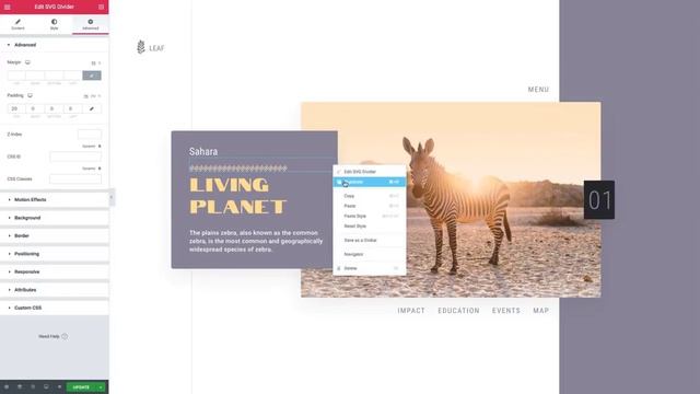 Elementor using an SVG as shape divider Wordpress | Elementor смотреть онлайн