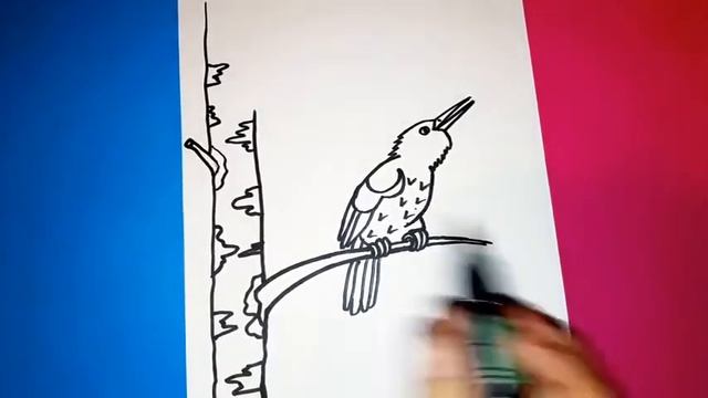 Птичка на дереве и скворечник смотреть онлайн