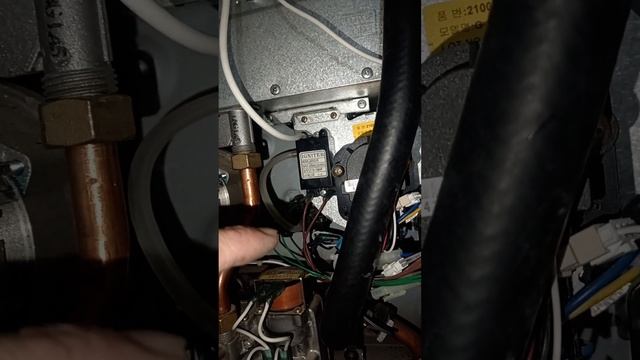 ремонт газового катла Master gas удаления ошибки А6