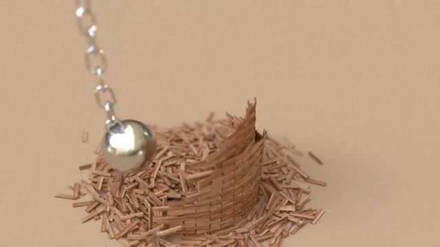 KEVA Planks - Blender Bullet Physics (HD) смотреть онлайн