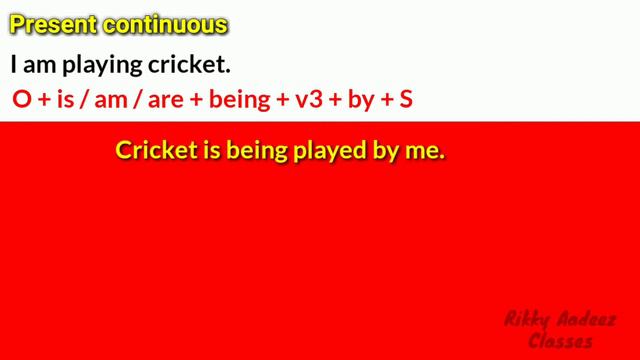 Present Continuous Tense Active And Passive Voice || Active And Passive Present Continuous. смотреть онлайн