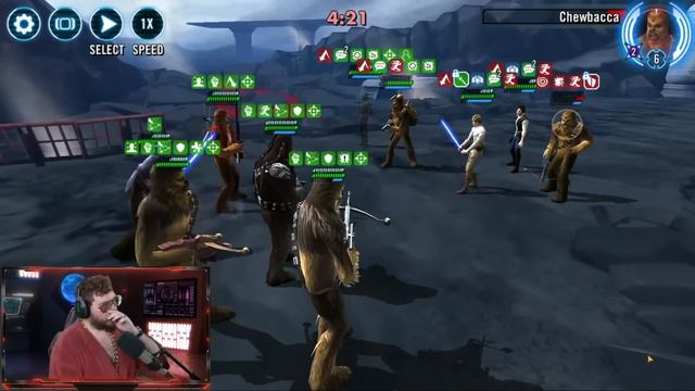 TACTICAL WOOKIEE NUKE! Zaalbar + Tarfful = Millions of Damage in Galaxy of Heroes смотреть онлайн