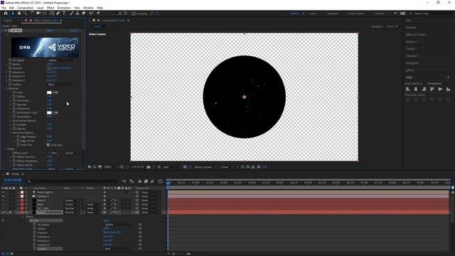 Creating a Planet Using Videocopilot Orb Plugin in After Effects - After Effects Tutorial смотреть онлайн
