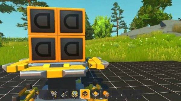 XOR Ячейка памяти | Включение по кнопке в Scrap Mechanic.