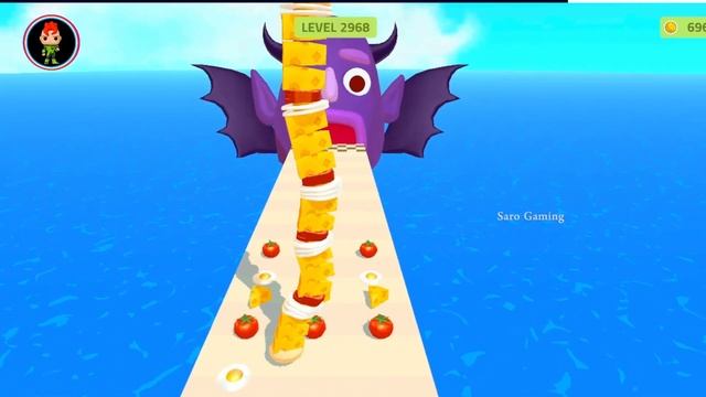Sandwich Runner Game All Levels Walkthrough Gameplay IOS,Android New Update Max Level IEBSBS