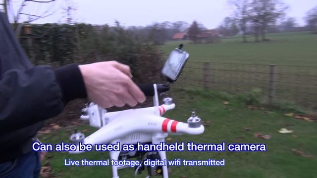 Thermal (FLIR) camera on the DJI Phantom 2 Vision+ смотреть онлайн