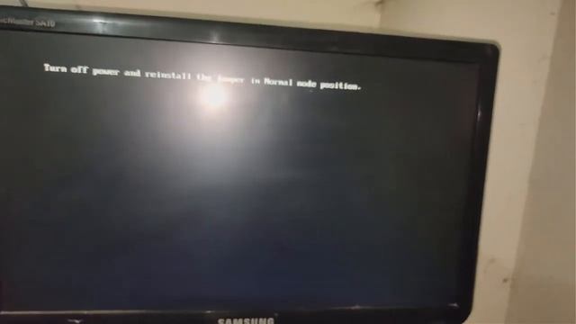 Please Turn off power and reinstall the jumper in normal mode position || How to fix Jumper problem смотреть онлайн